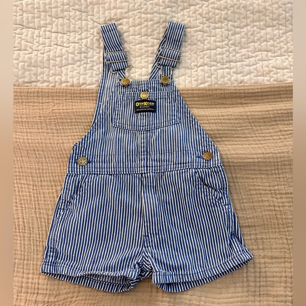 Vintage OshKosh B'Gosh Pinstripe Shortalls